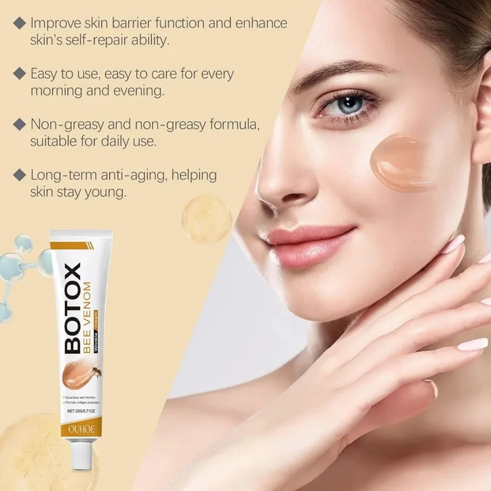 Botox Bee Venom Wrinkle Removal Cream Wrinkle Removal Firming Moisturizing 2 Pk